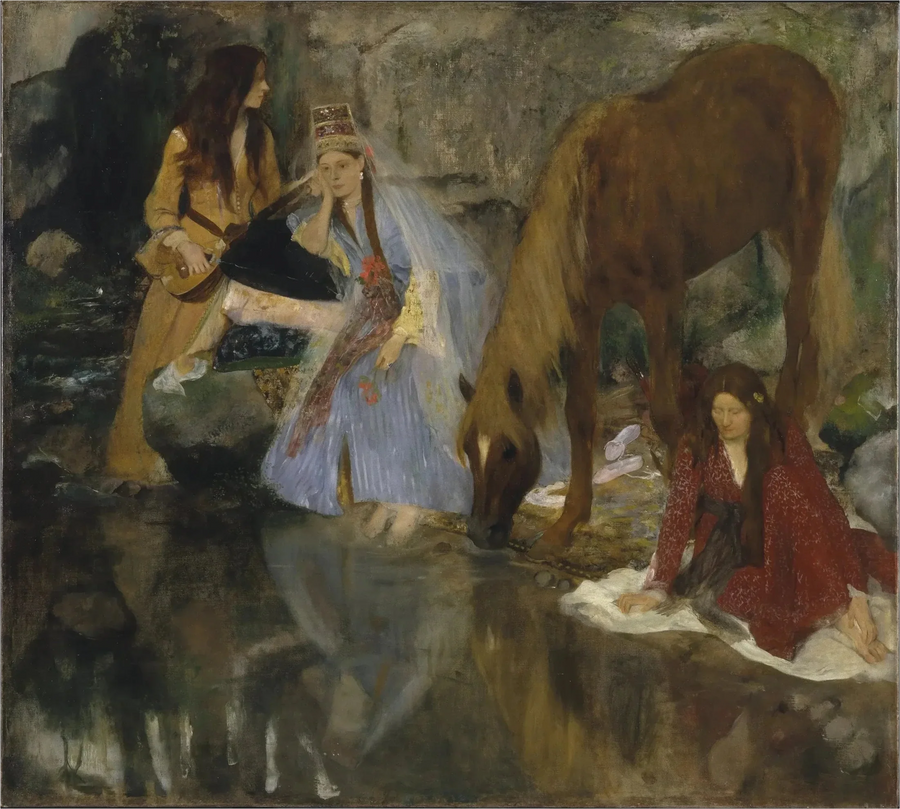 Ritratto di Mlle Fiocre nel balletto "La Source" - Edgar Degas