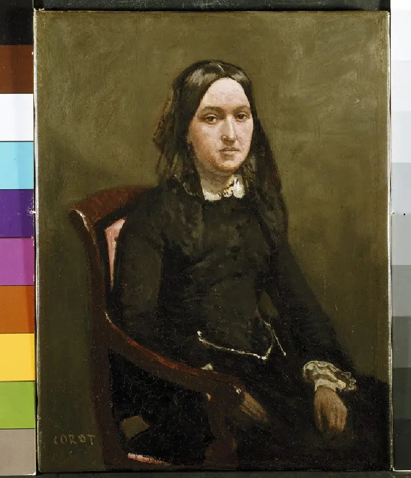 Signora Bison - Jean-Baptiste Camille Corot