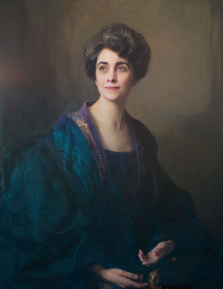 La signora Calvin Coolidge, nata Grace Anna Goodhue, First Lady degli Stati Uniti d'America - Philip de Laszlo