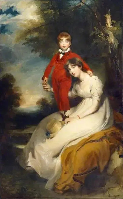 Mme Charles Thellusson, née Sabine Robarts (1775-1814), e suo figlio, Charles Thellusson (1797-1856) - Thomas Lawrence