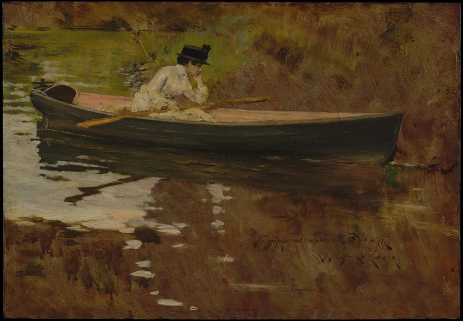 Mme Chase a Prospect Park - William Merritt Chase