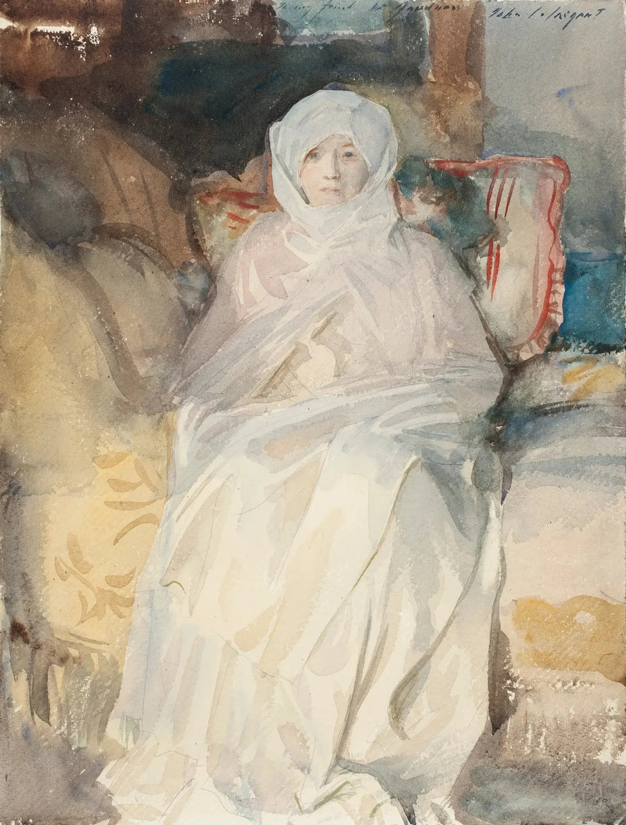 Signora Gardner in bianco - John Singer Sargent