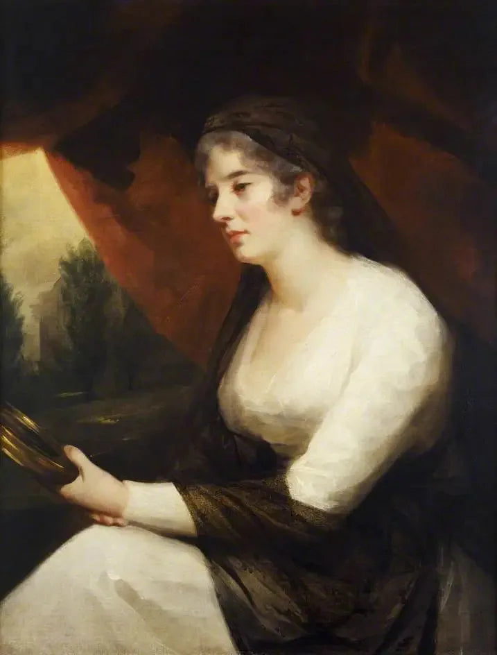 Mme Johnstone nel ruolo di « Contemplazione » - Henry Raeburn