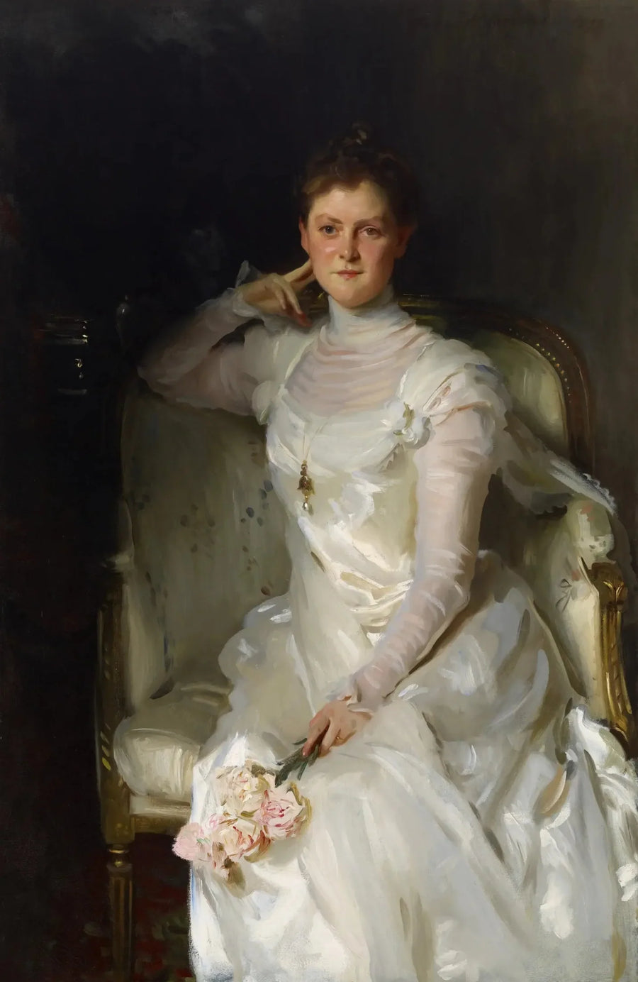 Signora Joshua Montgomery Sears (Sarah Choate Sears) - John Singer Sargent
