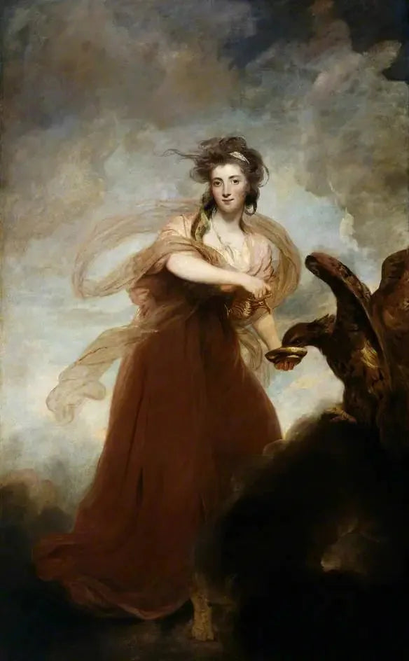Mme Musters nel ruolo di Ebe - Joshua Reynolds