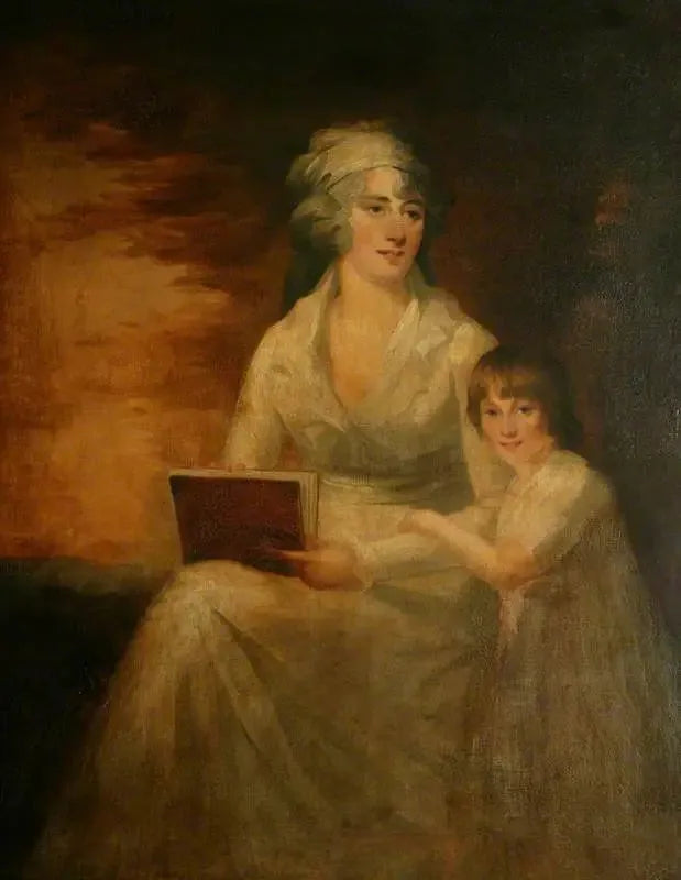 Mme Shafto Clarke e sua figlia - Henry Raeburn