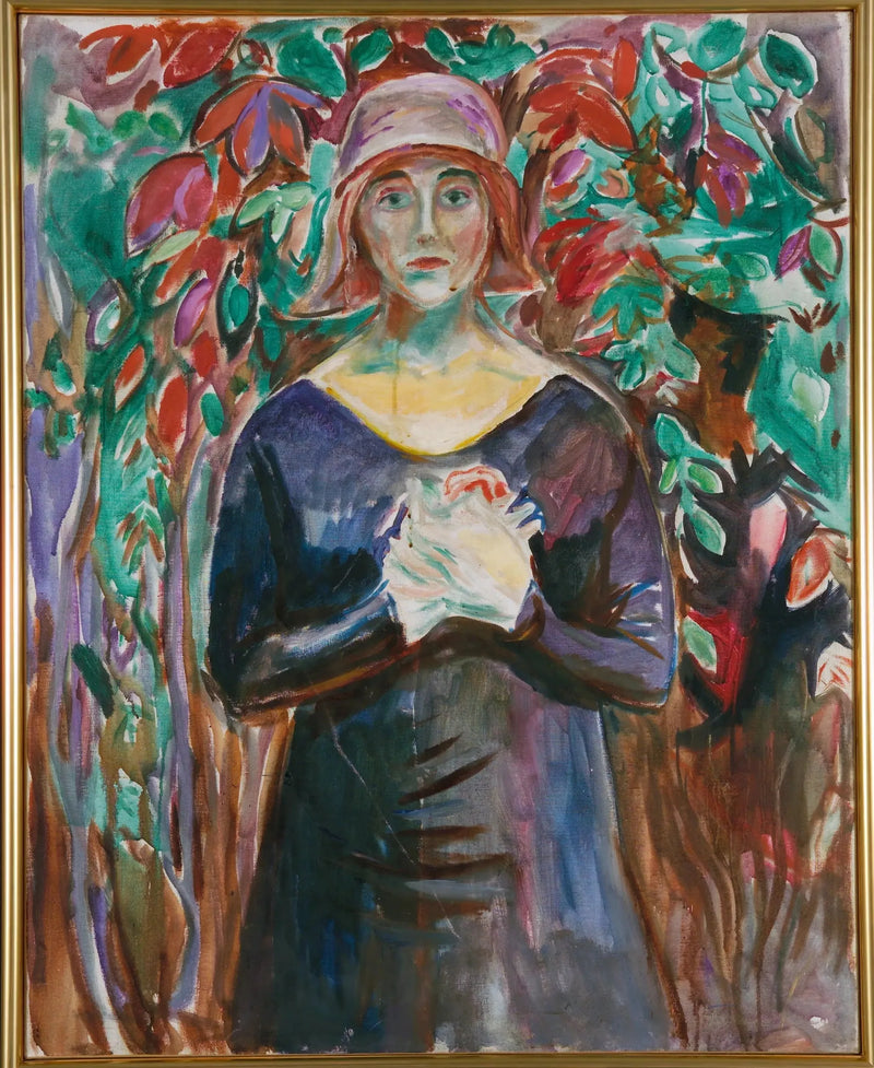 Modello nel giardino - Edvard Munch