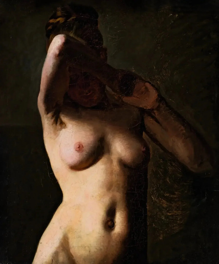Modello femminile. Demi-figure - Peder Severin Krøyer