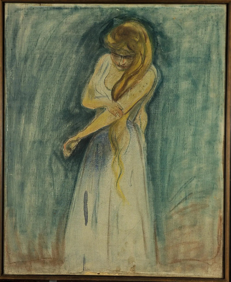 Modello che si gratta le braccia - Edvard Munch
