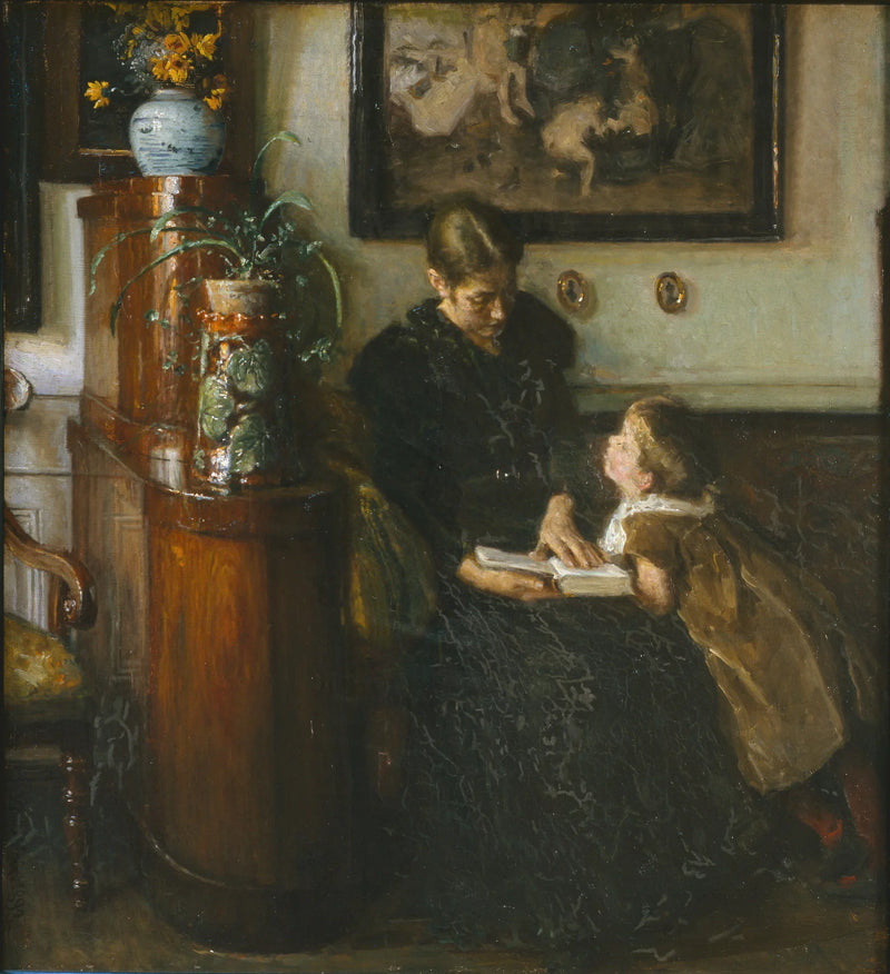 Moder skal ha subito un torto. Kunstnerens hustru og fienile - Viggo Johansen