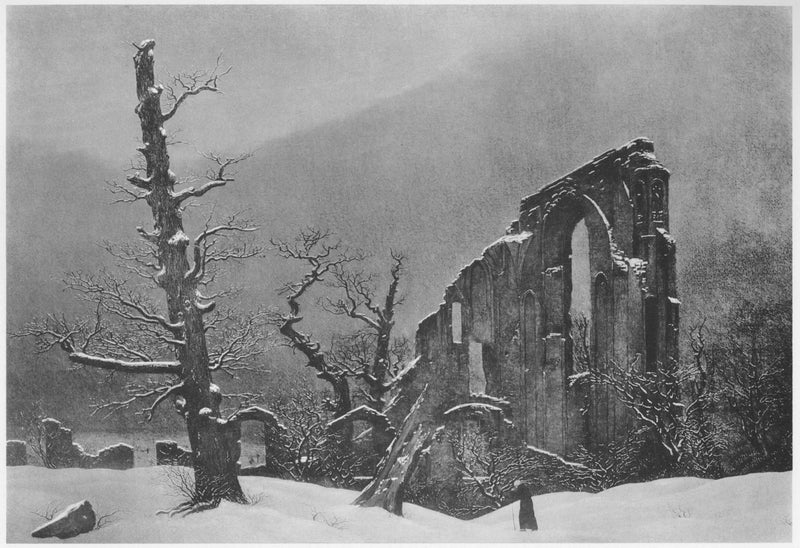 Monaco nella neve - Caspar David Friedrich