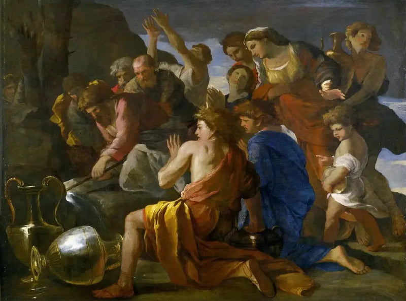 Mosè che addolcisce le acque di Mara - Nicolas Poussin
