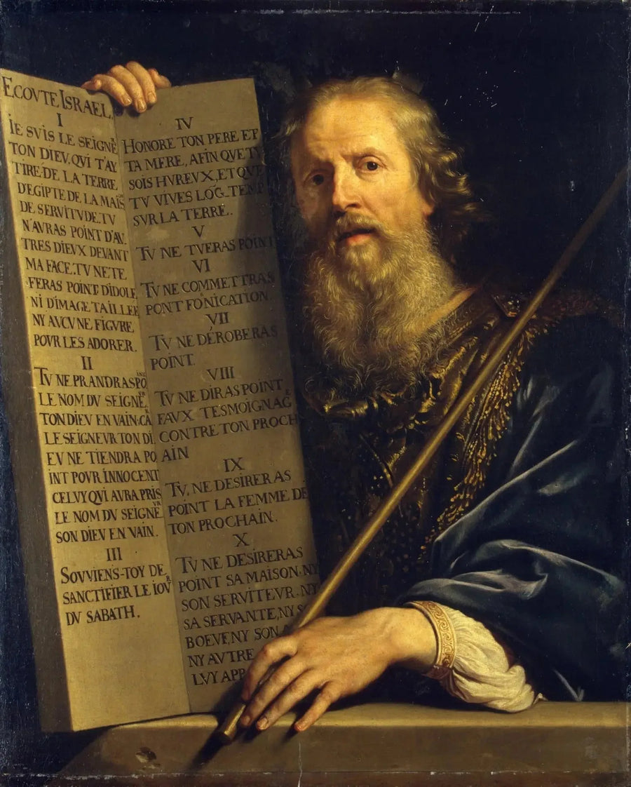 Mosè con i Dieci Comandamenti - Philippe de Champaigne