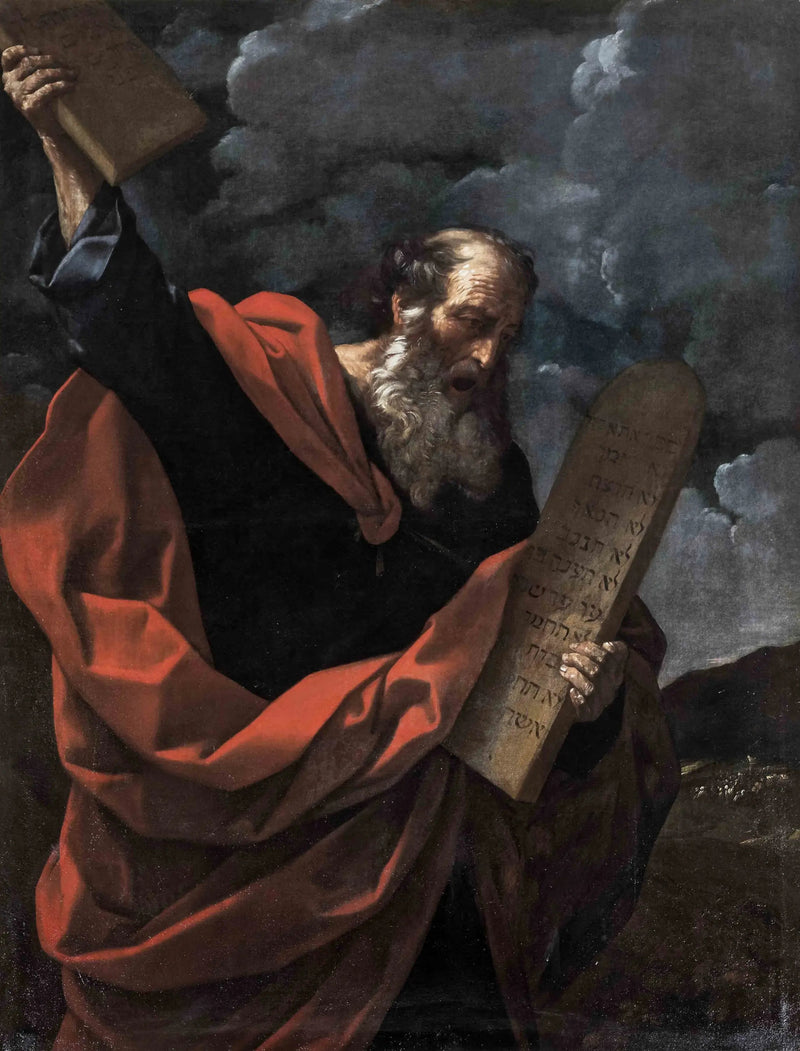 Moïse che rompe le Tavole della Legge - Guido Reni
