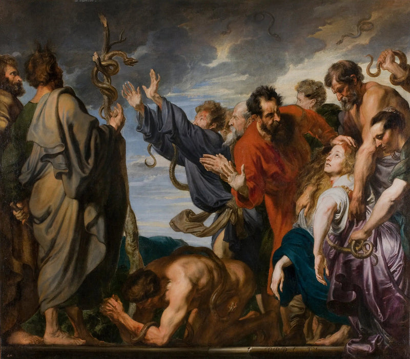 Mosè e il Serpente di Aïrain - Antoine van Dyck