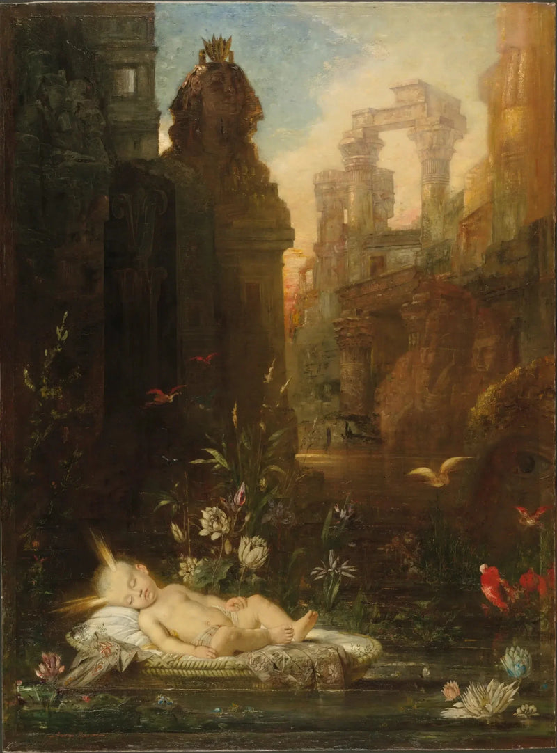 Mosè esposto sul Nilo - Gustave Moreau