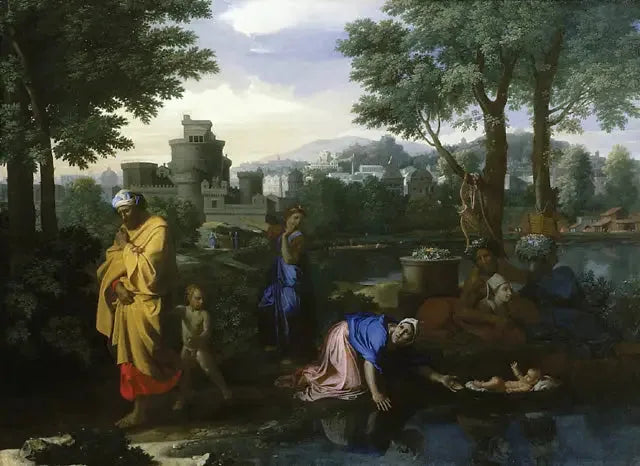 Mosè esposto sulle acque - Nicolas Poussin
