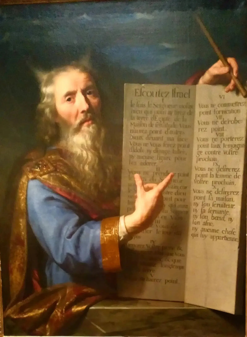 Mosè che presenta le tavole della Legge - Philippe de Champaigne