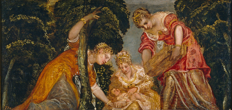Mosè salvato dalle acque - Jacopo Tintoretto
