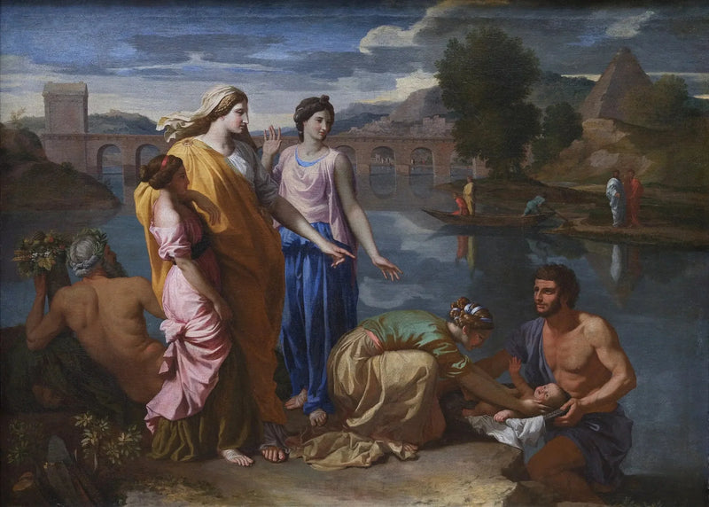 Mosè salvato dalle acque - Nicolas Poussin