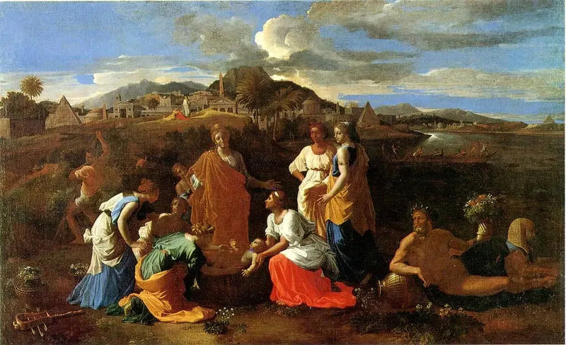 Mosè salvato dalle acque - Nicolas Poussin
