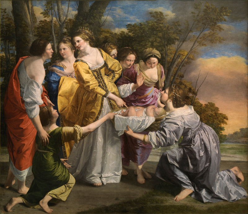 Mosè salvato dalle acque - Orazio Gentileschi