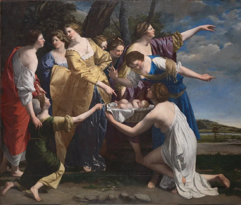 Moïse sauvé des eaux - Orazio Gentileschi image 1 reproduction d’œuvre d’art à l’huile