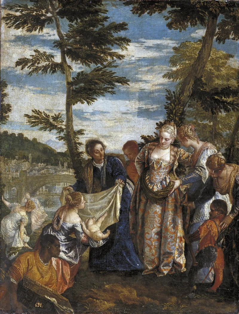 Mosè salvato dalle acque - Paolo Veronese