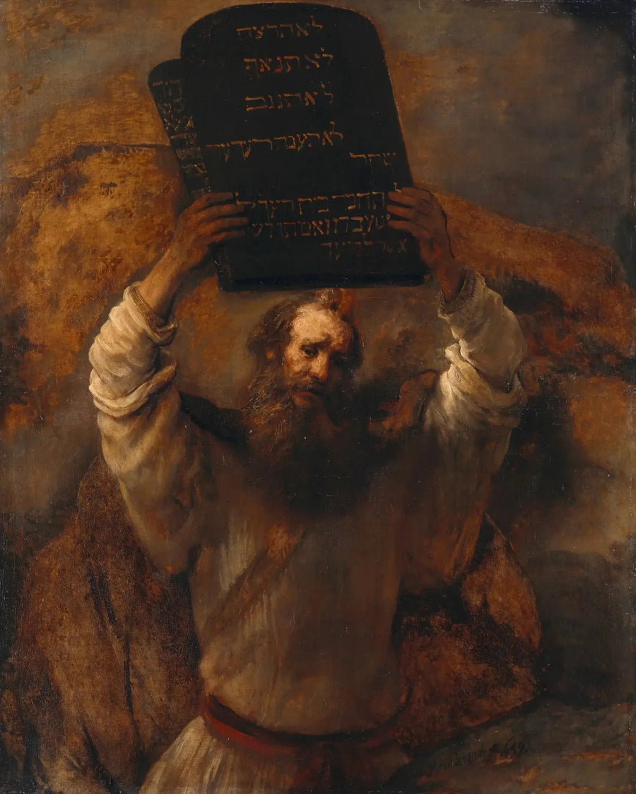 Mosè che rompe le Tavole della Legge - Rembrandt
