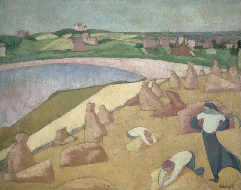 Raccolto sul mare - Émile Bernard