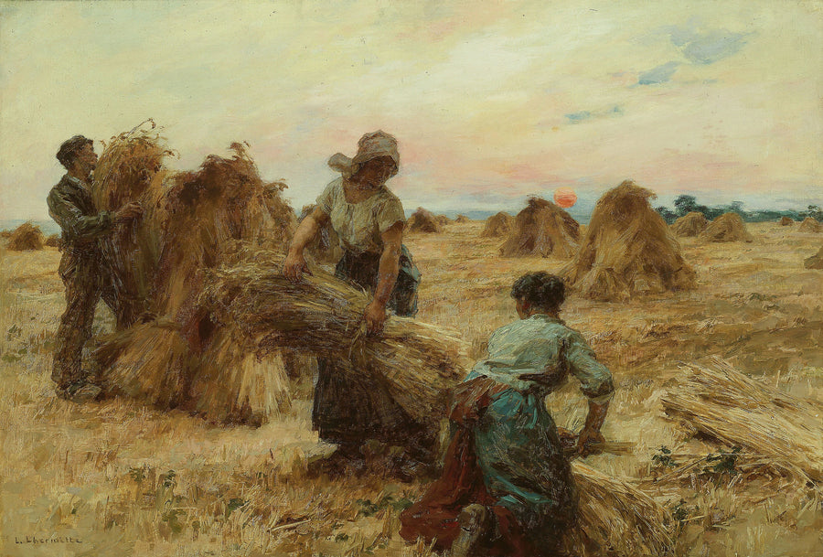 Les moissonneurs - Léon Augustin Lhermitte