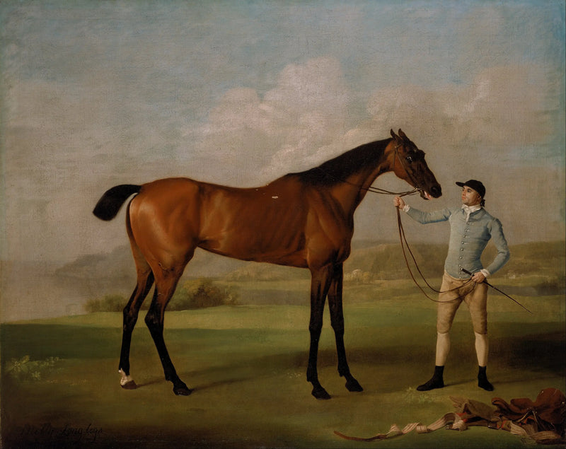 Molly lunghe gambe con il suo jockey - George Stubbs