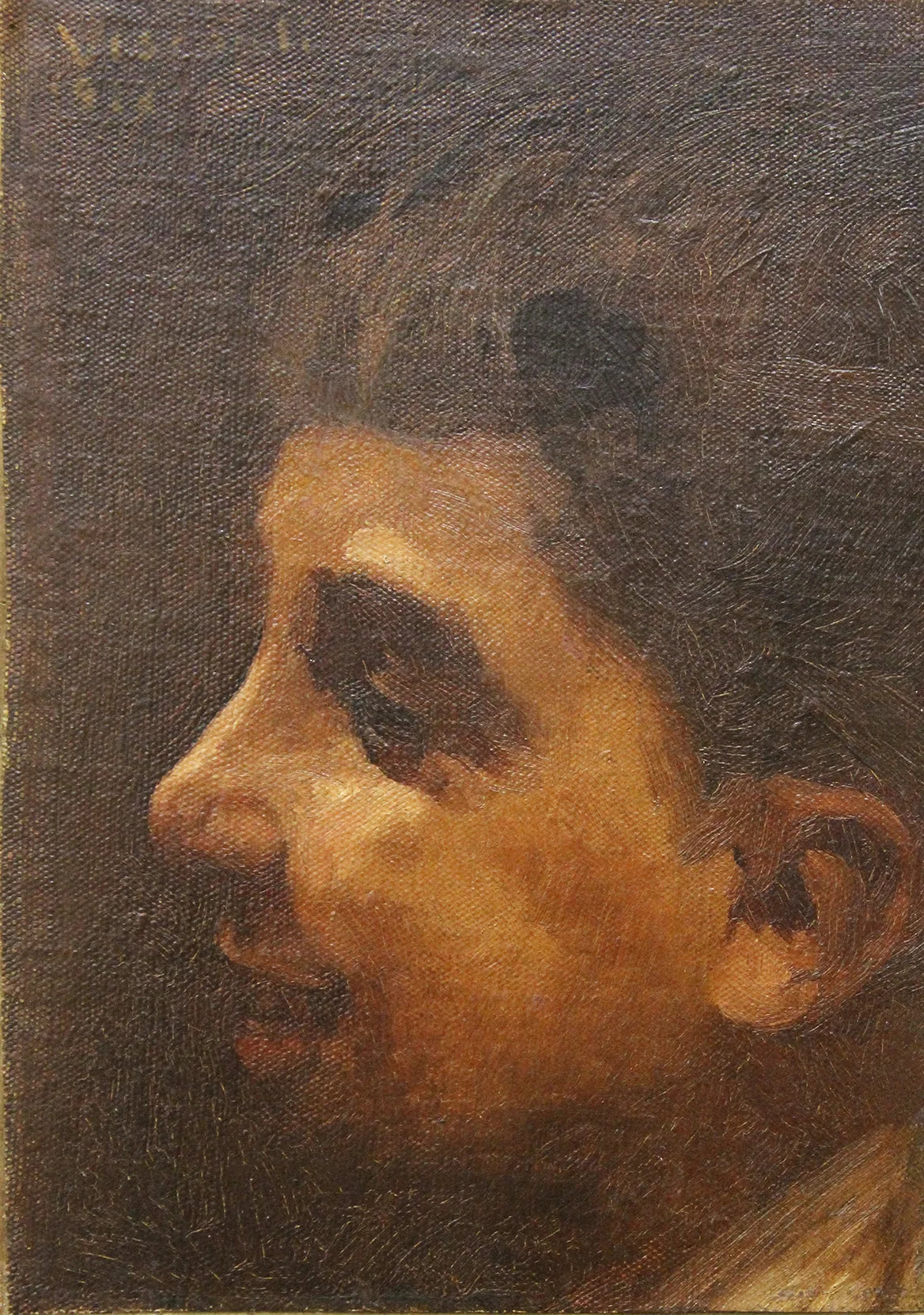 Mon petit-fils Remo - Eliseu Visconti image 1 tableau peint à l’huile sur toile