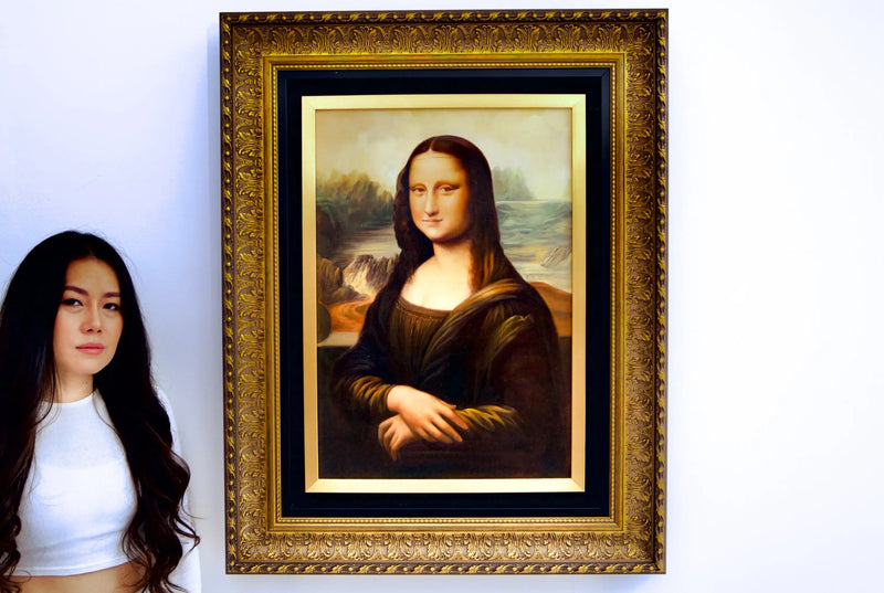Mona Lisa - Riproduzione Alpha  | Dimensioni: 45 X 65 cm