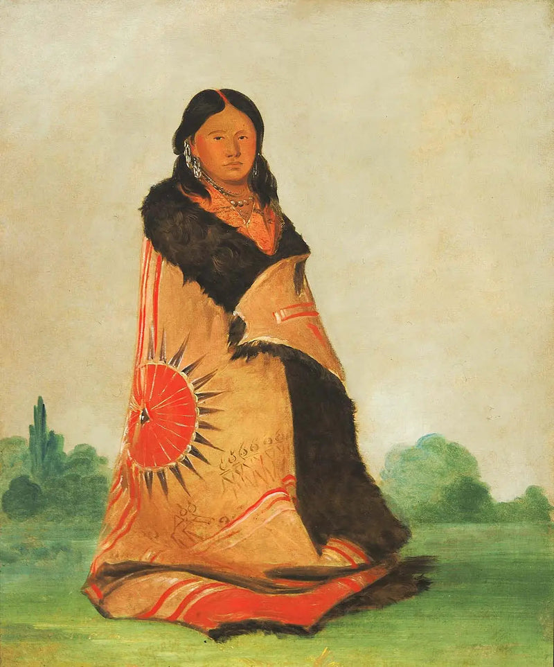 Mong-shóng-sha, Salice curvo, sposa del Gran Capo - George Catlin