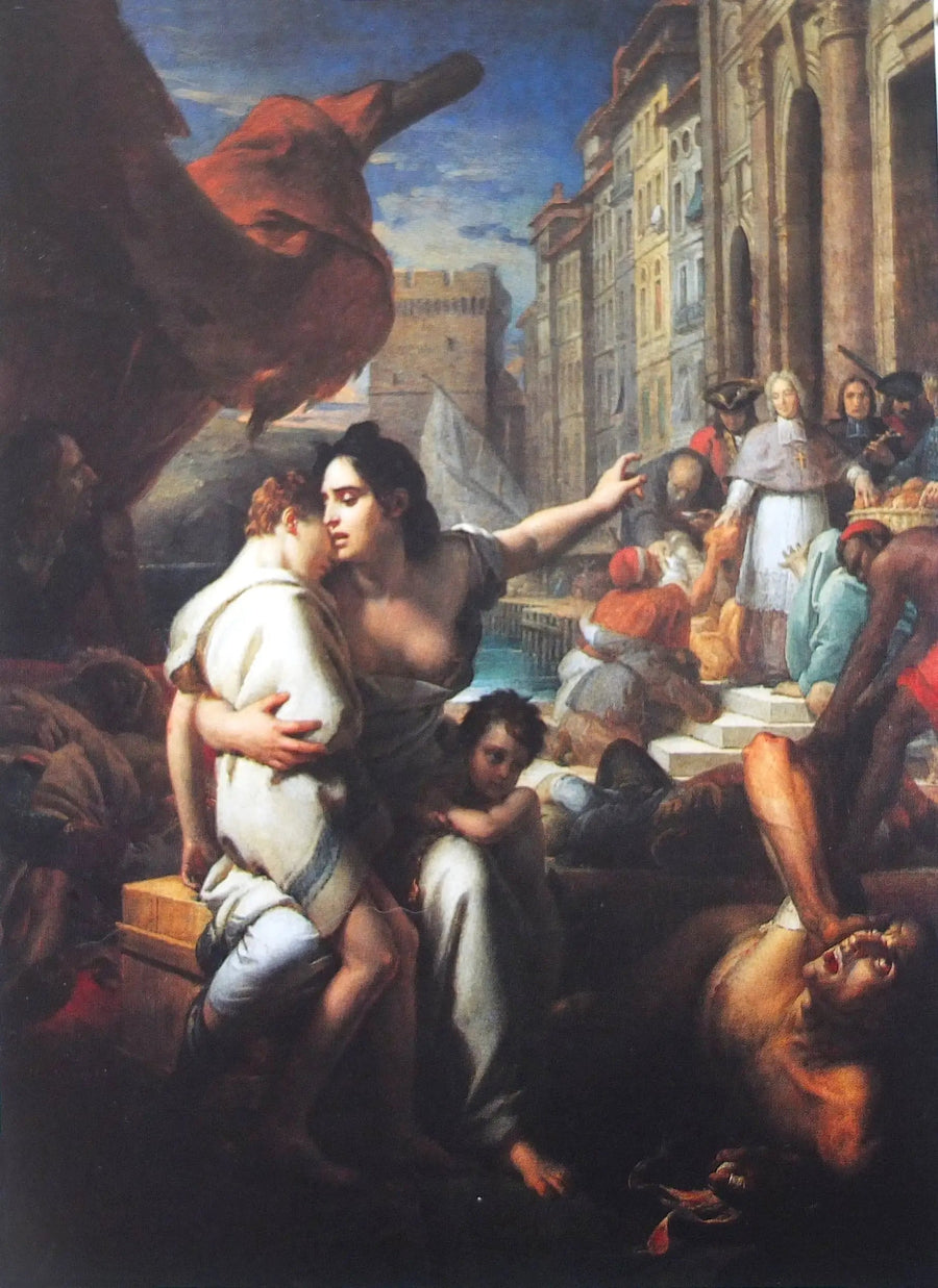 Monseigneur de Belzunce pendant la peste de 1721 à Marseille - François Gérard