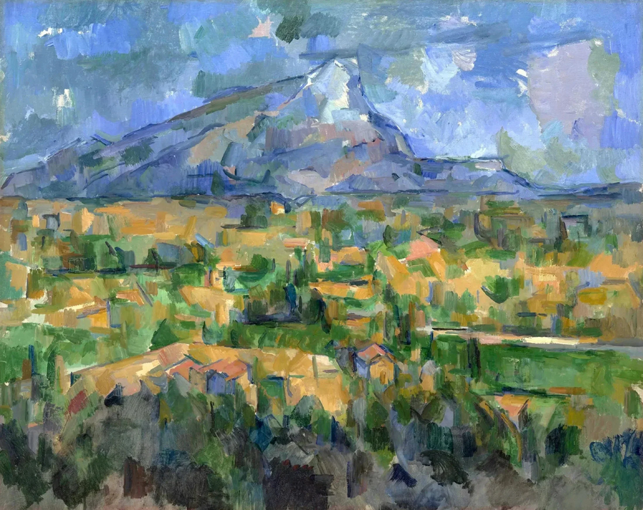 La Montagna Sainte-Victoire vista dalle Lauves - Paul Cézanne