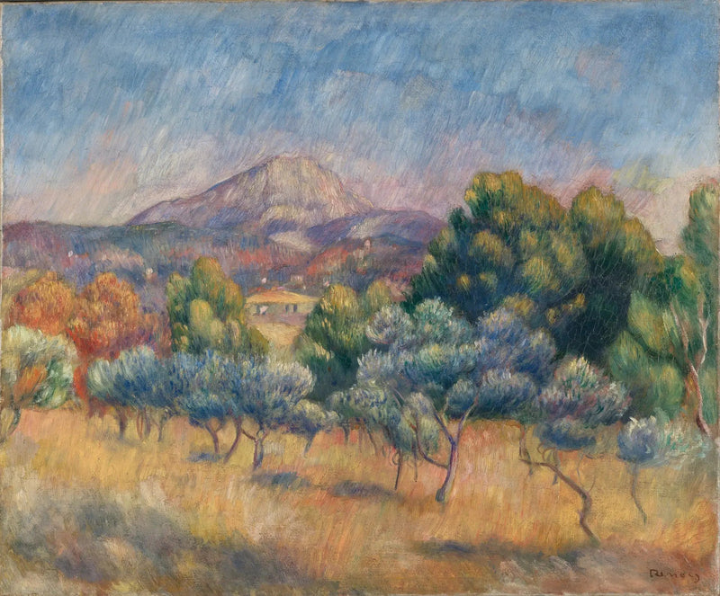 Monte Sainte-Victoire - Pierre-Auguste Renoir