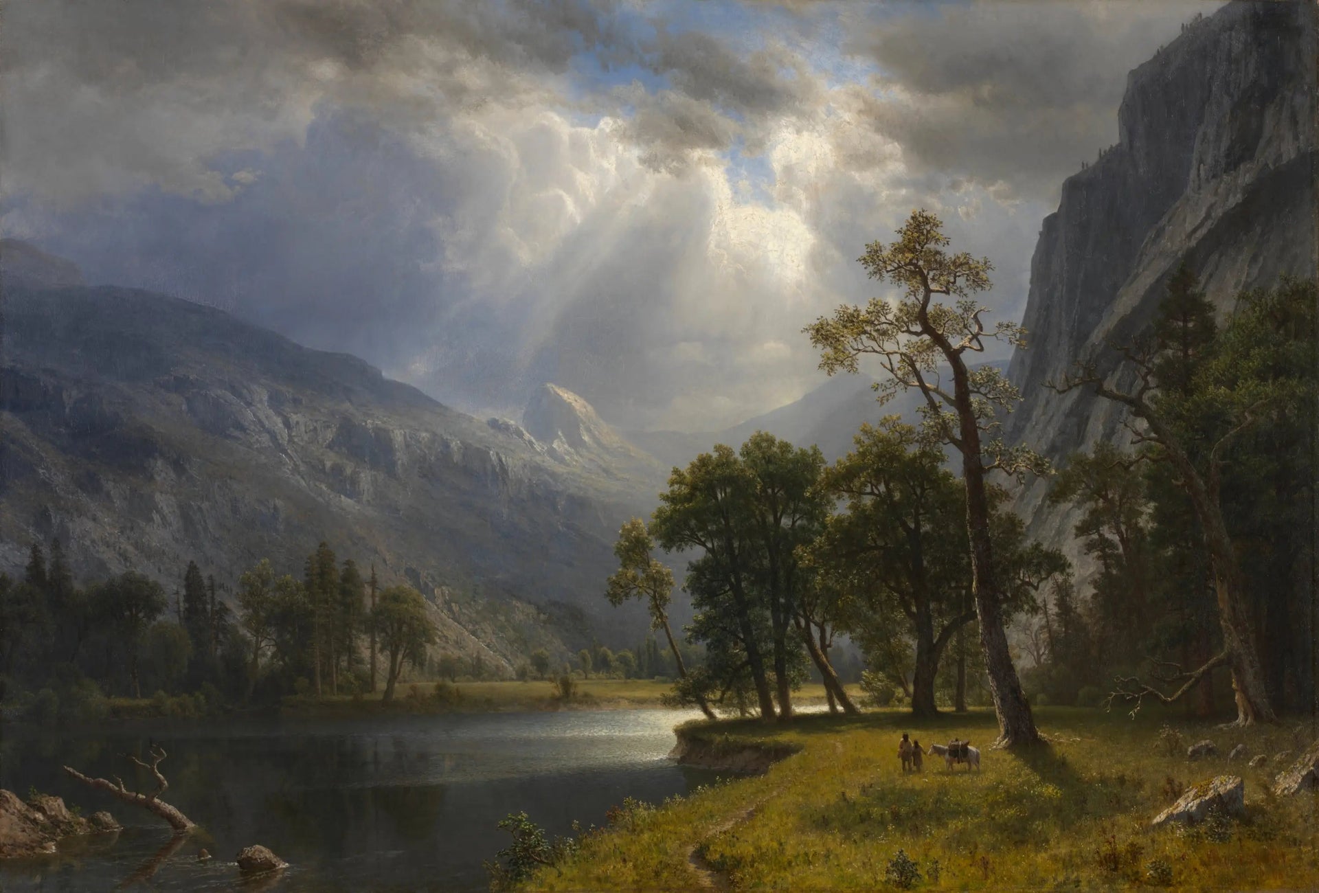 Mont Starr King, Yosemite - Albert Bierstadt image 1 copie de tableau peinte à la main