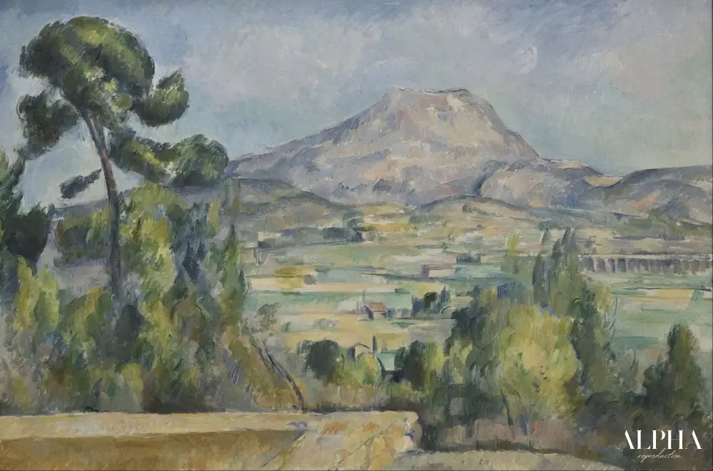 Montagne Sainte-Victoire 1890 - Paul Cézanne - Reproductions de tableaux et peintures haut de gamme