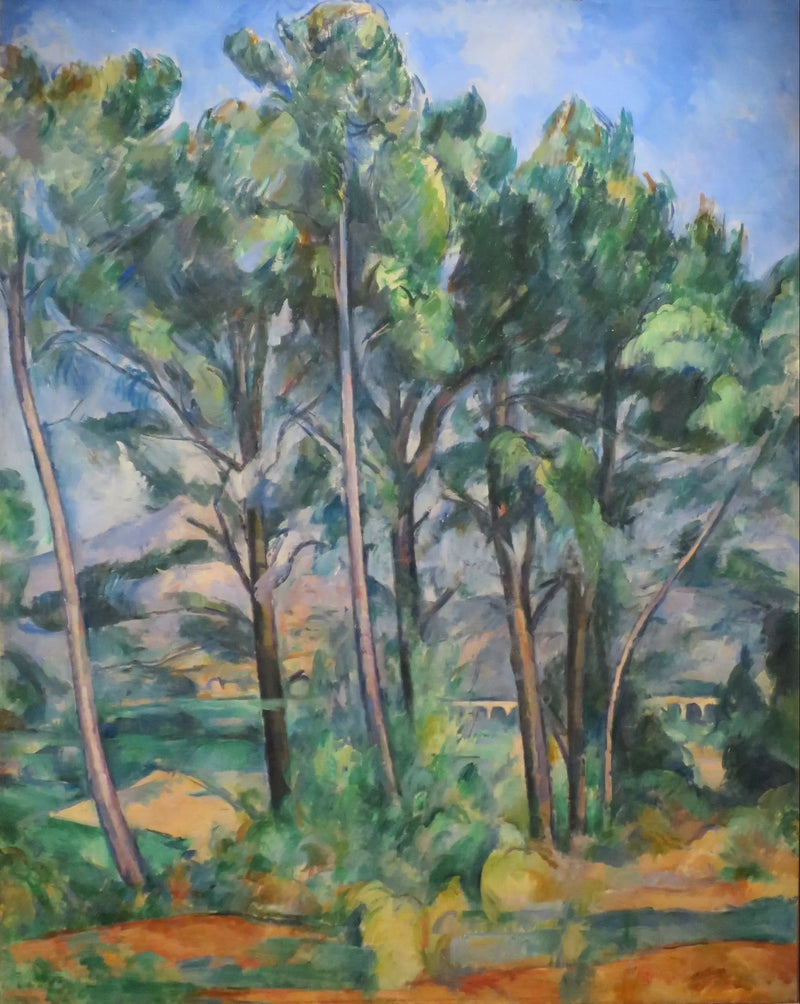 Montagne Sainte-Victoire e viadotto verso Valcros - Paul Cézanne