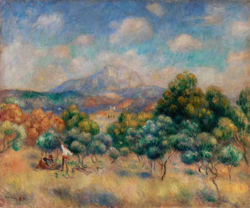 Montagna Sainte-Victoire (Paesaggio) - Pierre-Auguste Renoir