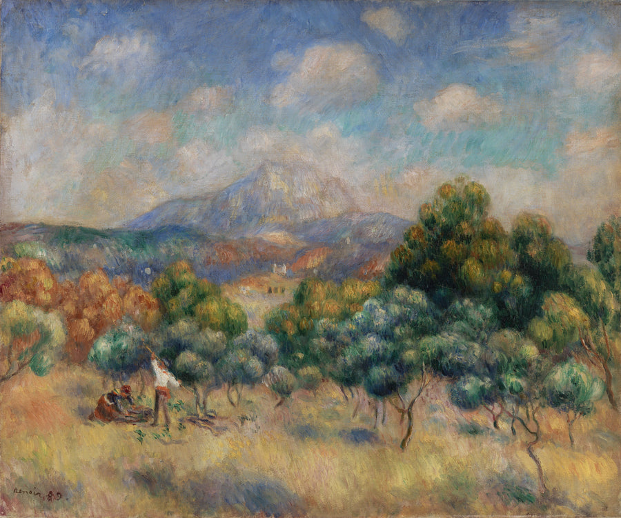 Montagna Sainte-Victoire (Paesaggio) - Pierre-Auguste Renoir