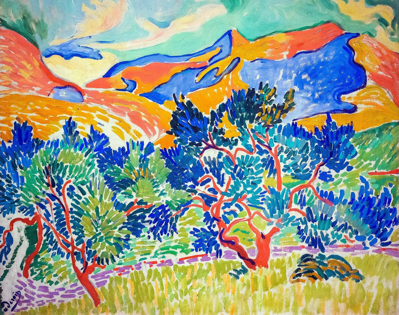 Montagne a Collioure - André Derain