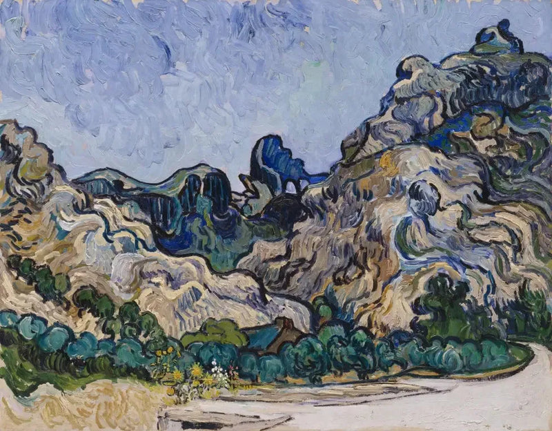 Montagne a Saint-Rémy - Vincent van Gogh