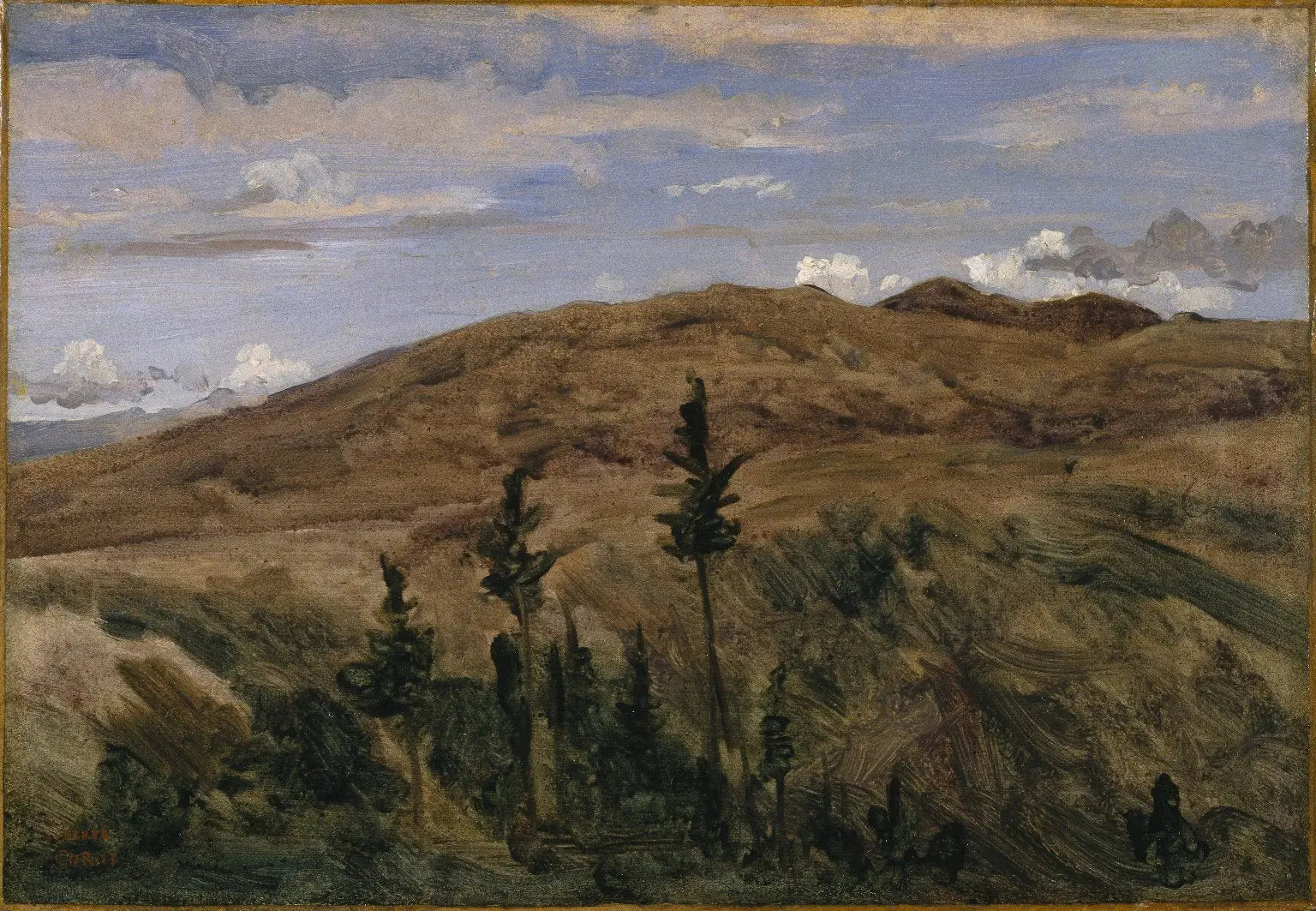 Montagnes d’Auvergne - Jean-Baptiste Camille Corot - Alpha Reproduction