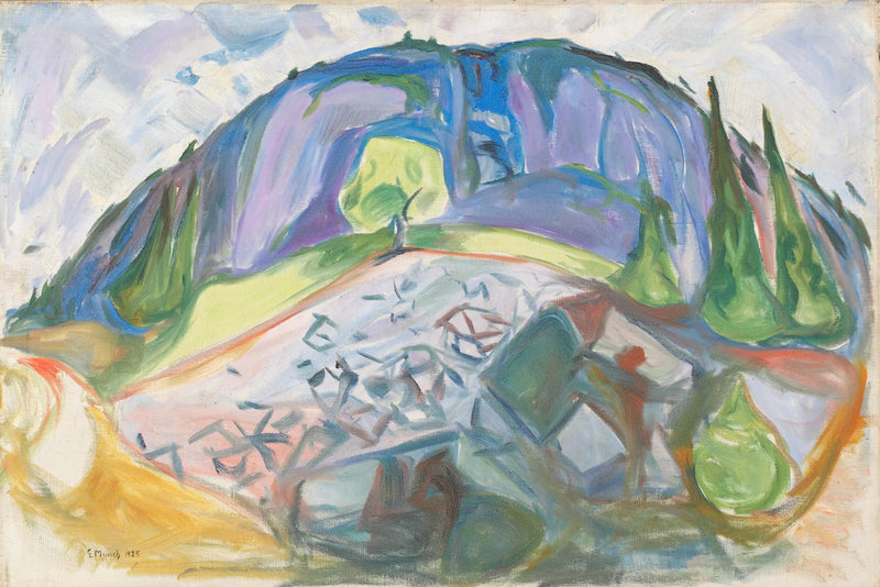 Montagne - Edvard Munch