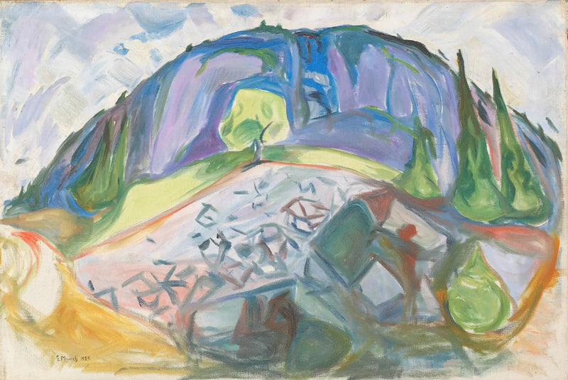 Montagne - Edvard Munch