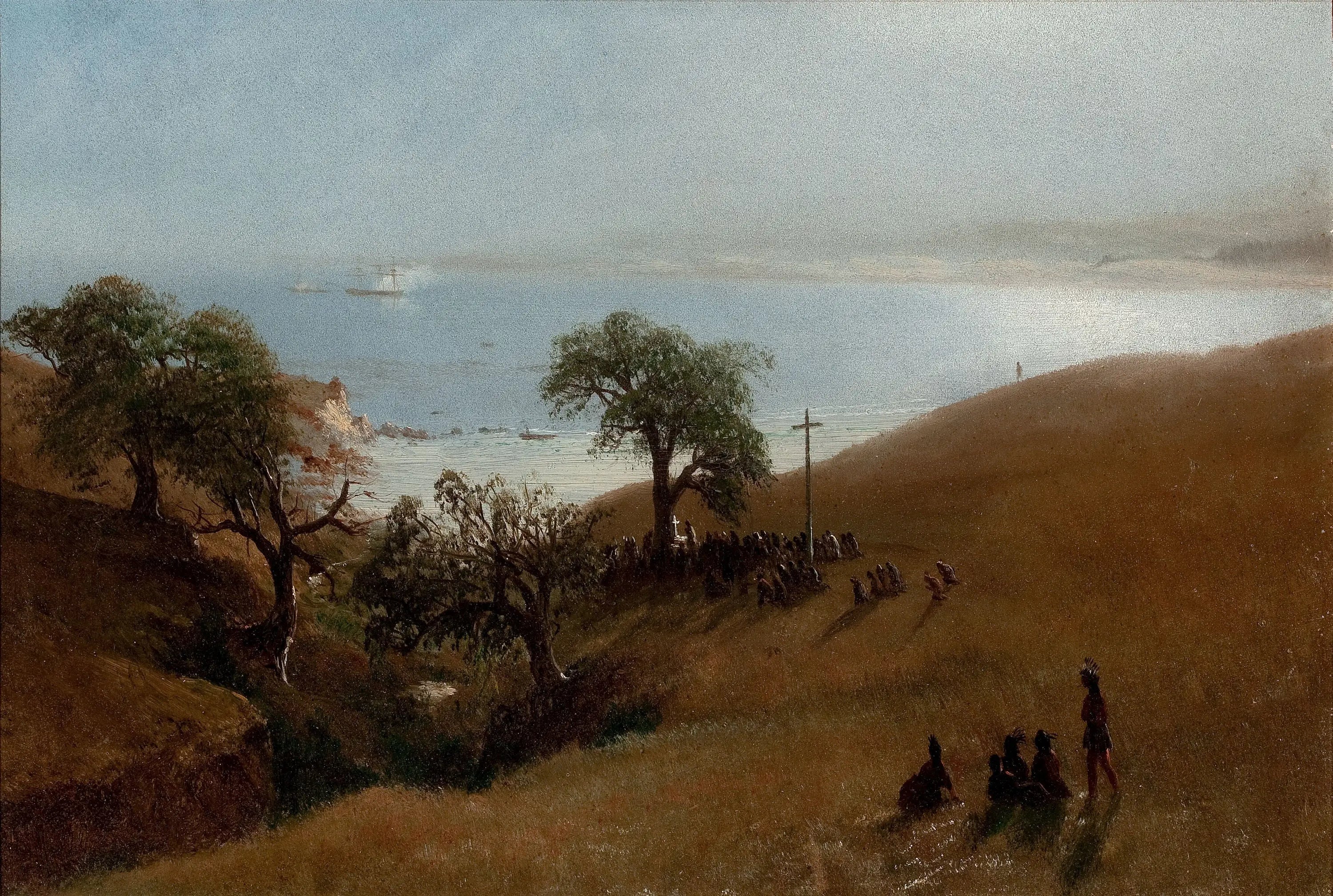 Monterey Californie (Étude pour l’entrée à Monterey) - Albert Bierstadt - Alpha Reproduction