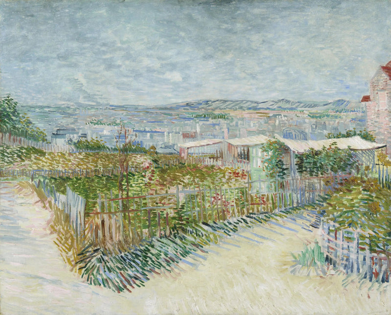 Montmartre: dietro il Moulin de la Galette - Vincent van Gogh